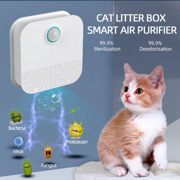 Indoor Cat Litter Air Purifier Deodorizer