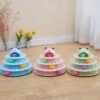 Interactive Cat Tower Turntable Toy